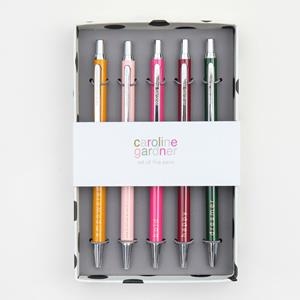 PACK 5 BOLIGRAFS CAROLINE GARDNER | 5034931165267 | FPK101 | Llibreria La Gralla | Librería online de Granollers