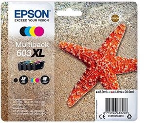 MULTIPACK 4 CARTUTXOS EPSON STYLUS 603XL | 8715946668208 | T03A64010 | Llibreria La Gralla | Llibreria online de Granollers