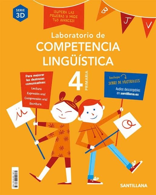 LABORATORIO DE COMPETENCIA LINGUISTICA SERIE 3D 4 PRIMARIA | 9788468019574 | VVAA | Llibreria La Gralla | Llibreria online de Granollers