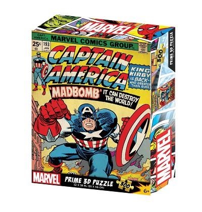 PUZLE MARVEL COMICS CAPT AMERICA #2 300 PIEZAS PORTADAS MARVEL PRIME 3D KIDS PUZZLES 31757 | 6708893317574 | 4D CITY ESCAPES | Llibreria La Gralla | Llibreria online de Granollers