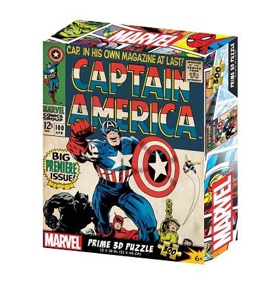 PUZLE MARVEL COMICS CAPT AMERICA #3 300 PIEZAS PORTADAS MARVEL PRIME 3D KIDS PUZZLES 31764 | 6708893317642 | 4D CITY ESCAPES | Llibreria La Gralla | Llibreria online de Granollers