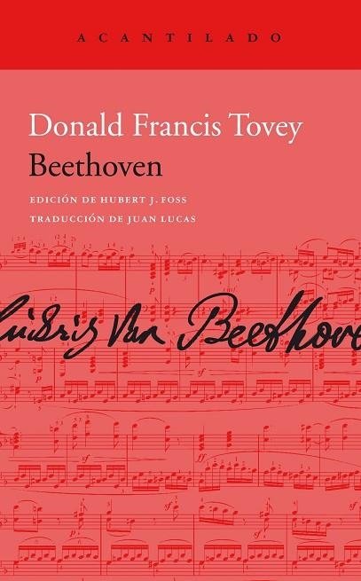 BEETHOVEN | 9788418370946 | TOVEY, DONALD FRANCIS | Llibreria La Gralla | Llibreria online de Granollers