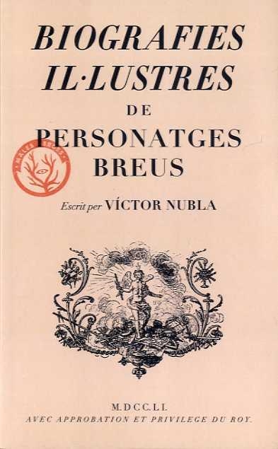 BIOGRAFIES IL·LUSTRES DE PERSONATGES BREUS | 9788412538403 | NUBLA, VÍCTOR | Llibreria La Gralla | Librería online de Granollers