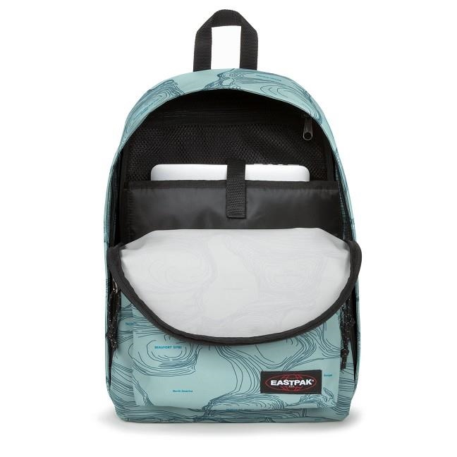 MOTXILLA EASTPAK OUT OF OFFICE MAP TURQUOISE | 196246320320 | EASEK000767U691 | Llibreria La Gralla | Llibreria online de Granollers