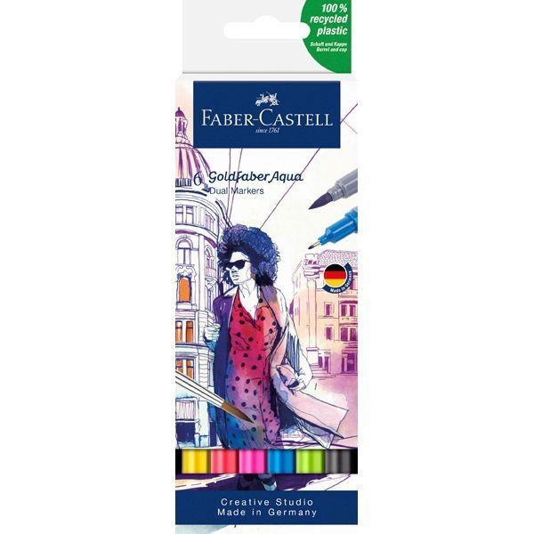 CAIXA RETOLADORS FABER CASTELL GOLDFABER AQUA 6 UN | 4005401646068 | 09164606 | Llibreria La Gralla | Llibreria online de Granollers