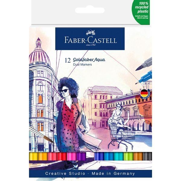 CAIXA RETOLADORS FABER CASTELL GOLDFABER AQUA 12 UN | 4005401646129 | 09164612 | Llibreria La Gralla | Librería online de Granollers