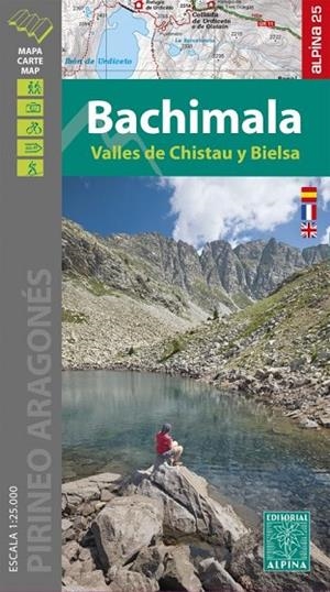 BACHIMALA 1:25.000 VALLE DE CHISTAU Y BIELSA MAPA ALPINA | 9788480909389 | VV.AA. | Llibreria La Gralla | Librería online de Granollers