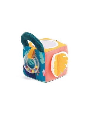 CUBO DE TELA CON ACTIVIDADES HOJAS | 3550833300886 | LUDI | Llibreria La Gralla | Llibreria online de Granollers