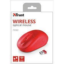 RATOLI TRUST PRIMO INNALAMBRIC 800/1600 DPI NANO RECEPTOR USB 2.4 GHZ COLOR VEMELL | 8713439207873 | 20787 | Llibreria La Gralla | Librería online de Granollers