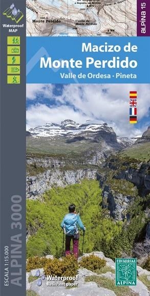 MACIZO DE MONTE PERDIDO. MAPA WATERPROOF - ESCALA 1:15.000 | 9788480909365 | VV.AA. | Llibreria La Gralla | Librería online de Granollers