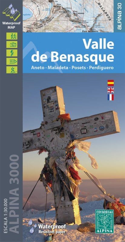 VALLE DE BENASQUE (MAPA WATERPROOF - ESCALA 1:30.000) | 9788480909372 | VV.AA. | Llibreria La Gralla | Llibreria online de Granollers