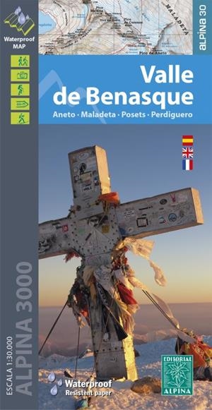 VALLE DE BENASQUE (MAPA WATERPROOF - ESCALA 1:30.000) | 9788480909372 | VV.AA. | Llibreria La Gralla | Librería online de Granollers