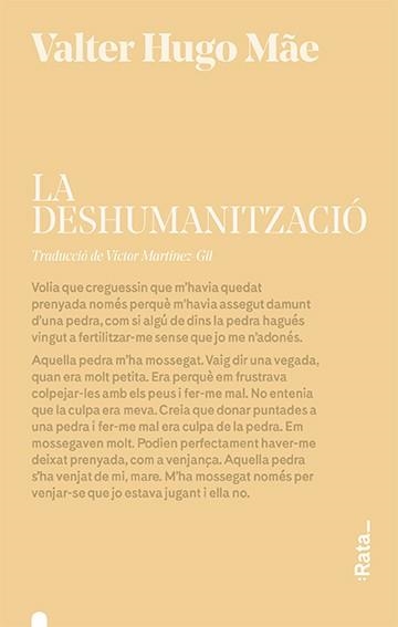 DESHUMANITZACIÓ, LA | 9788416738472 | HUGO MÃE, VALTER | Llibreria La Gralla | Llibreria online de Granollers