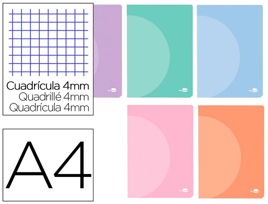 LLIBRETA LIDERPAPEL A4  QUADRICULA | 8423473044487 | 163666 | Llibreria La Gralla | Llibreria online de Granollers