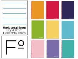 LLIBRETA FOLI LIDERPAPEL RATLLES ESPIRAL 80F 8MM | 8423473099135 | 09913 | Llibreria La Gralla | Librería online de Granollers