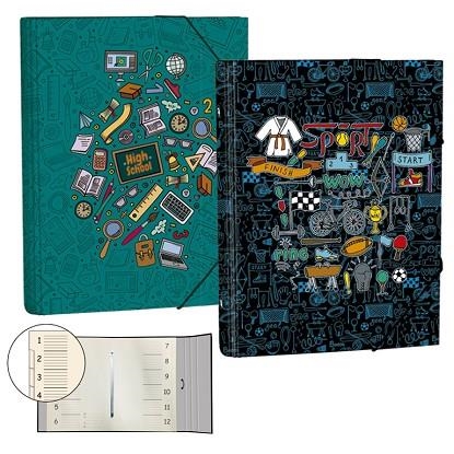 CARPETA SEPARADORS SENFORT HIGH SCHOOL BLAVA | 8412885200413 | SEN19103222 | Llibreria La Gralla | Llibreria online de Granollers