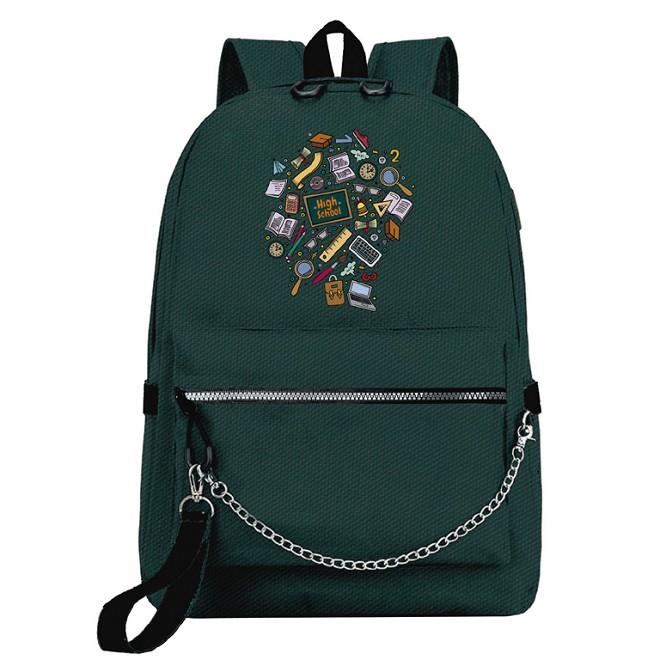 MOTXILLA SENFORT HIGH SCHOOL VERDA | 8412885200574 | SEN19138221 | Llibreria La Gralla | Llibreria online de Granollers