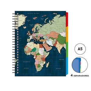 LLIBRETA SENFORT A5 MAPAMUNDI | 8412885200789 | SEN19306222 | Llibreria La Gralla | Llibreria online de Granollers