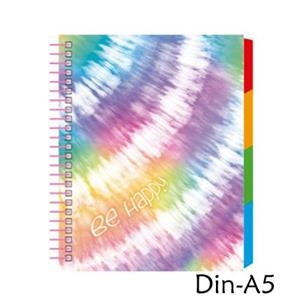 LLIBRETA SENFORT A5 TIE DYE BE HAPPY  | 8412885199632 | SEN18406221 | Llibreria La Gralla | Llibreria online de Granollers