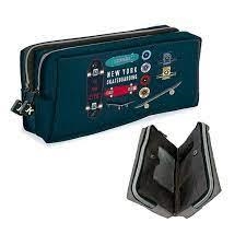 PORTATOT SENFORT DOBLE CREMALLERA SKATE BLAU | 8412885198963 | SEN18115222 | Llibreria La Gralla | Llibreria online de Granollers