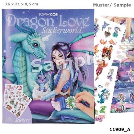 QUADERN TOP MODEL STICKERS DRAGON LOVE | 4010070610302 | TOP11909A | Llibreria La Gralla | Llibreria online de Granollers