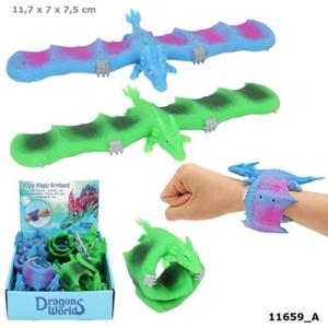 POLSERA DINO WORLD CLIC CLAC BLAU/VERD | 4010070595883 | TOP11659 | Llibreria La Gralla | Llibreria online de Granollers