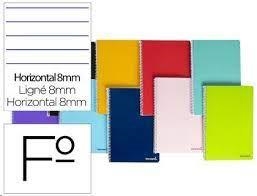 LLIBRETA LIDERPAPEL FOLI ESPIRAL 80F RATLLES 8MM | 8423473082373 | Llibreria La Gralla | Librería online de Granollers