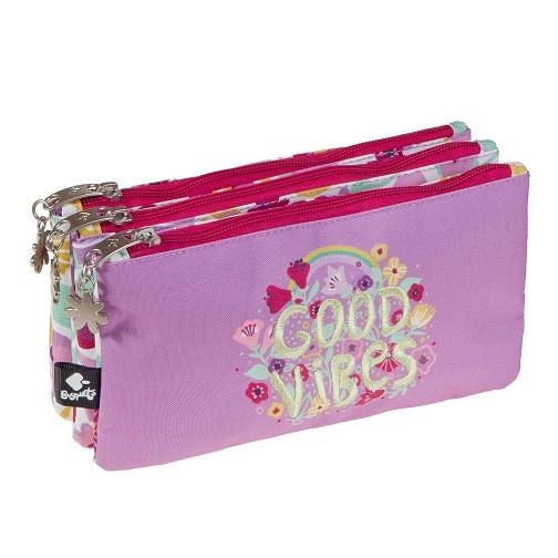 PORTATOT TRIPLE BUSQUETS GOOD VIBES | 8422829668018 | BUS1860209790 | Llibreria La Gralla | Llibreria online de Granollers