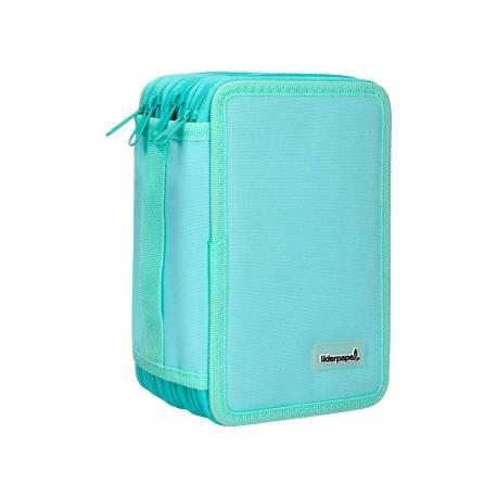 PLUMIER 4 PISOS LIDERPAPEL BLAU TURQUESA | 8423473107397 | Llibreria La Gralla | Llibreria online de Granollers