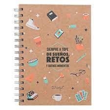 LLIBRETA A5 ESPIRAL MR.WONDERFUL SIEMPRE A TOPE ... | 8445641011480 | Llibreria La Gralla | Llibreria online de Granollers