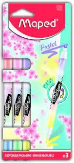 RETOLADORS DOBLE PUNTA PASTEL I FLUORESCENT | 3154147341285 | 734128 | Llibreria La Gralla | Llibreria online de Granollers