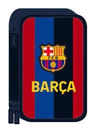 PLUMIER BARÇA TRIPLE SAFTA NEGRA | 8412688487912 | SAF412229057 | Llibreria La Gralla | Librería online de Granollers