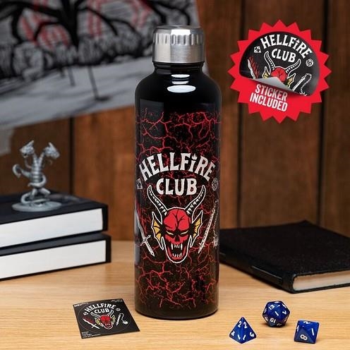 AMPOLLA METAL·LICA STRANGER THINGS HELLFIRE CLUB | 5055964791216 | PALADONE | Llibreria La Gralla | Librería online de Granollers