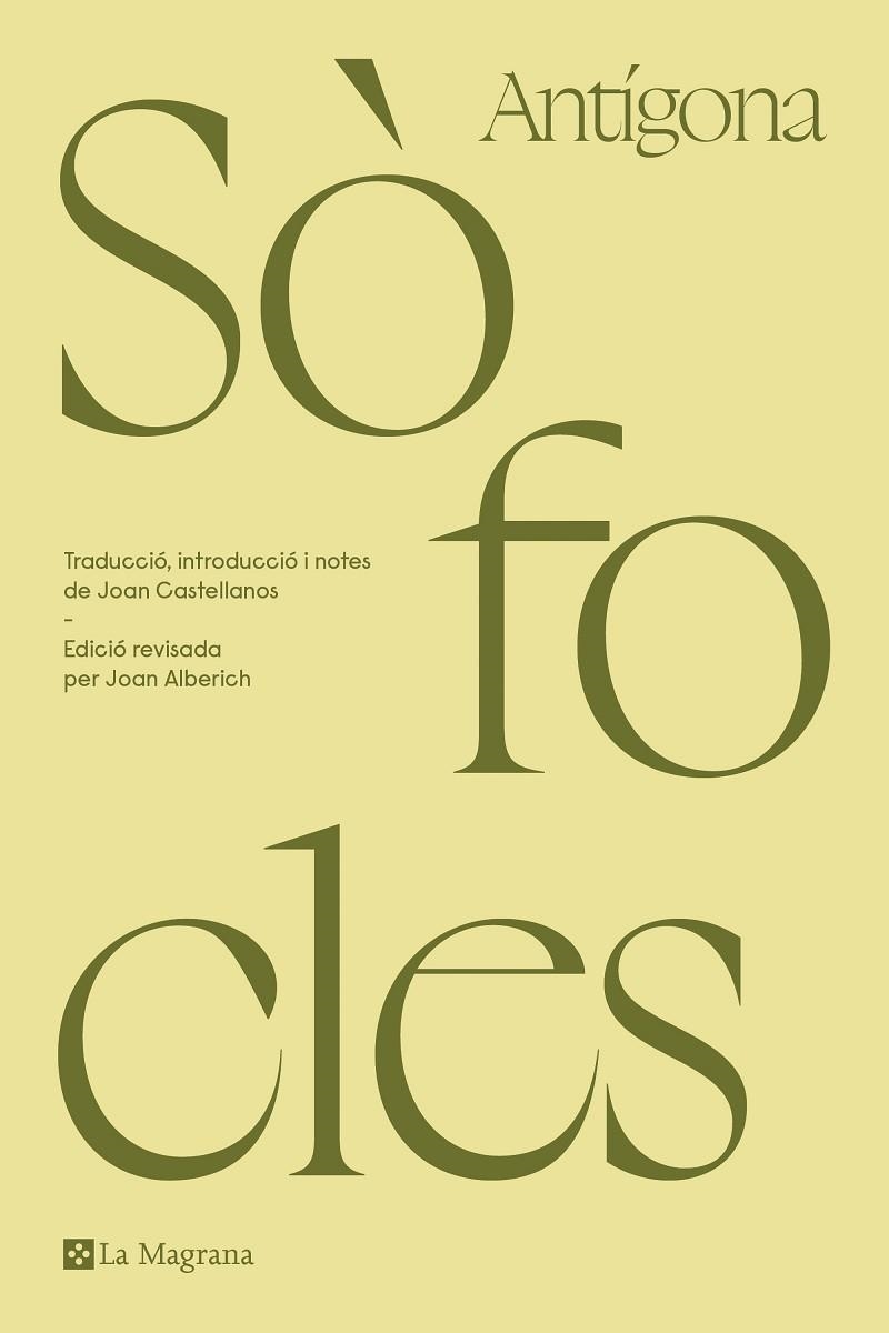 ANTÍGONA | 9788419013767 | SÒFOCLES, | Llibreria La Gralla | Librería online de Granollers