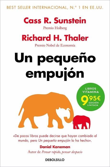 UN PEQUEÑO EMPUJÓN | 9788466364089 | THALER, RICHARD H. ; SUNSTEIN, CASS R. | Llibreria La Gralla | Llibreria online de Granollers