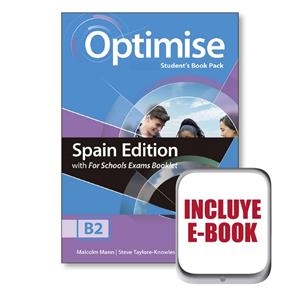 OPTIMISE B2 EXAM BKLT SB  PK | 9781380015976 | TAYLORE-KNOWLES, STEVE / MANN, MALCOLM | Llibreria La Gralla | Llibreria online de Granollers