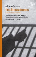 INCLINACIONES | 9788417796662 | CAVARERO, ADRIANA | Llibreria La Gralla | Llibreria online de Granollers
