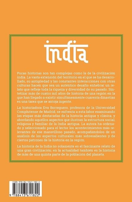 INDIA | 9788413611822 | BORREGUERO SANCHO, EVA | Llibreria La Gralla | Librería online de Granollers
