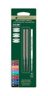 RECANVI MONTEVERDE BOLIGRAF MONTBLANC NEGRE BLISTER 2 UNIT | 080333884157 | M132BK | Llibreria La Gralla | Llibreria online de Granollers