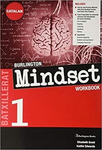 MINDSET 1º BATXILLERAT WB CATALAN 20 | 9789925305285 | AA.VV | Llibreria La Gralla | Llibreria online de Granollers