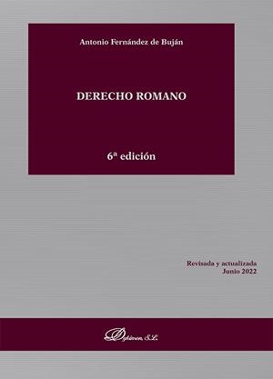 DERECHO ROMANO | 9788411223225 | FERNÁNDEZ DE BUJÁN, ANTONIO | Llibreria La Gralla | Librería online de Granollers