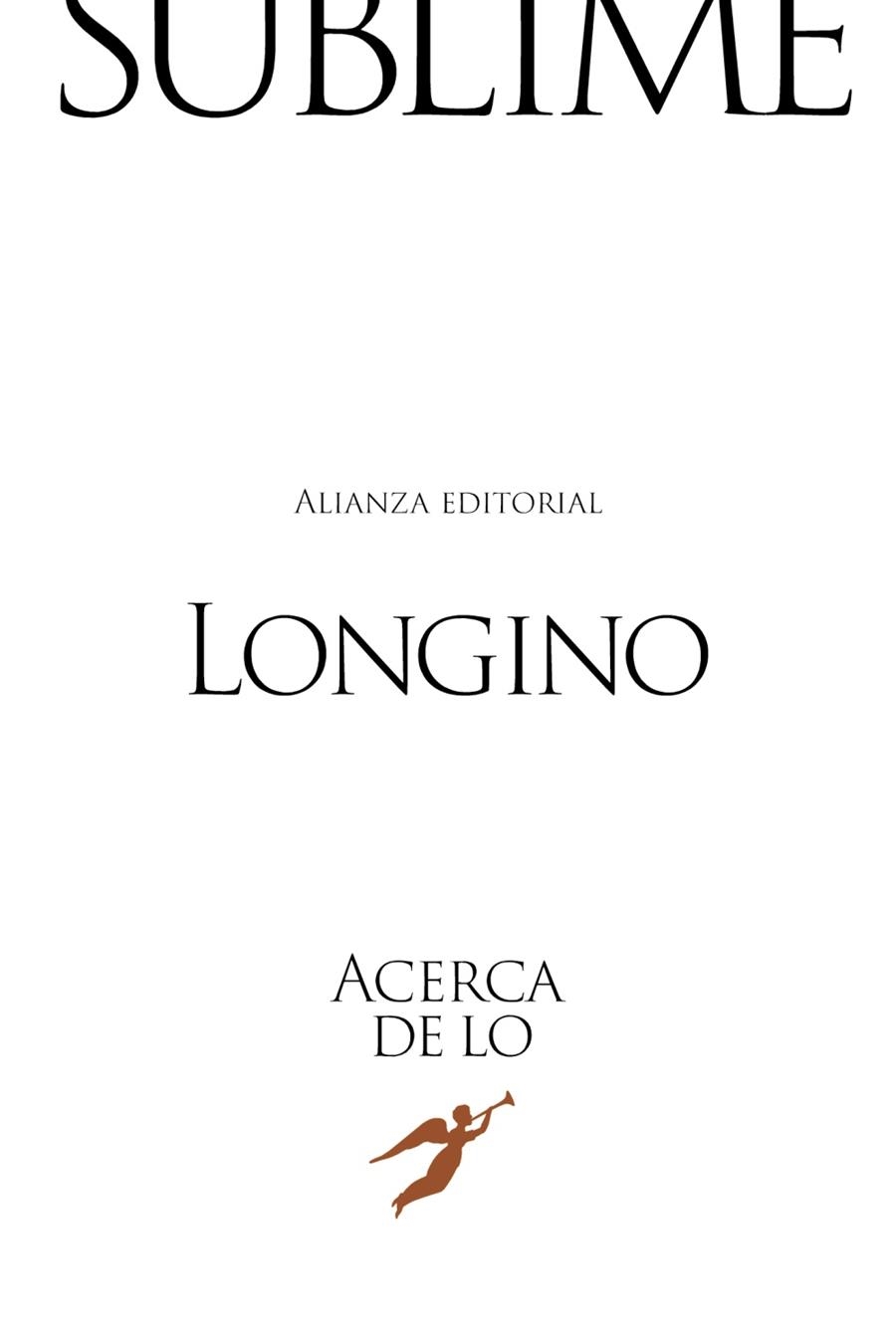 ACERCA DE LO SUBLIME | 9788413629193 | LONGINO | Llibreria La Gralla | Llibreria online de Granollers