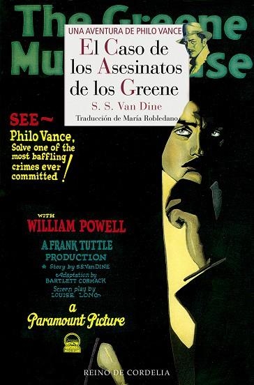 CASO DE LOS ASESINATOS DE LOS GREENE, EL | 9788416968565 | VAN DINE, S. S. | Llibreria La Gralla | Librería online de Granollers