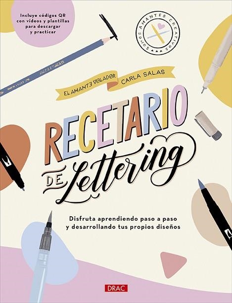 RECETARIO DE LETTERING | 9788498747232 | SALAS, CARLA | Llibreria La Gralla | Librería online de Granollers