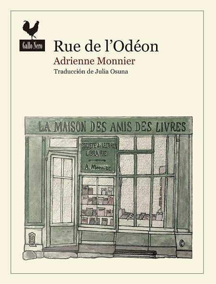 RUE DE L'ODÉON | 9788419168085 | MONNIER, ADRIENNE | Llibreria La Gralla | Llibreria online de Granollers