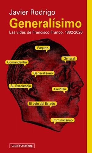 GENERALÍSIMO | 9788419075574 | RODRIGO, JAVIER | Llibreria La Gralla | Librería online de Granollers
