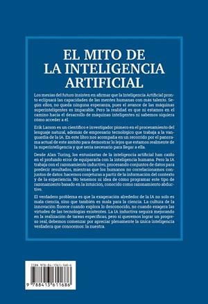 MITO DE LA INTELIGENCIA ARTIFICIAL, EL | 9788413611686 | LARSON, ERIK J. | Llibreria La Gralla | Librería online de Granollers