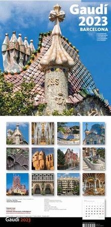 2023 CALENDARI 30X30 GAUDÍ 1-A | 8424455230072 | TRIANGLE POSTALS | Llibreria La Gralla | Librería online de Granollers