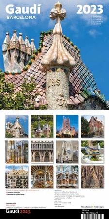 2023 CALENDARI 16X16 GAUDÍ 1-A (PARET) | 8424455230270 | TRIANGLE POSTALS | Llibreria La Gralla | Librería online de Granollers