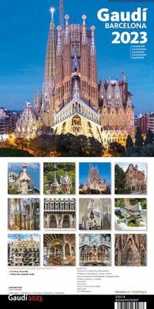 2023 CALENDARI 16X16 GAUDÍ 1-B (PARET) | 8424455230287 | TRIANGLE POSTALS | Llibreria La Gralla | Librería online de Granollers